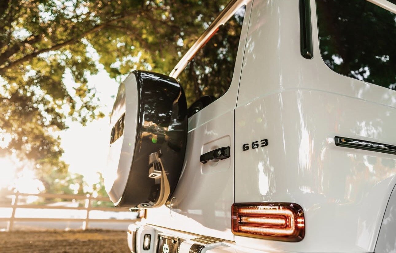 663 badge and mirror detail