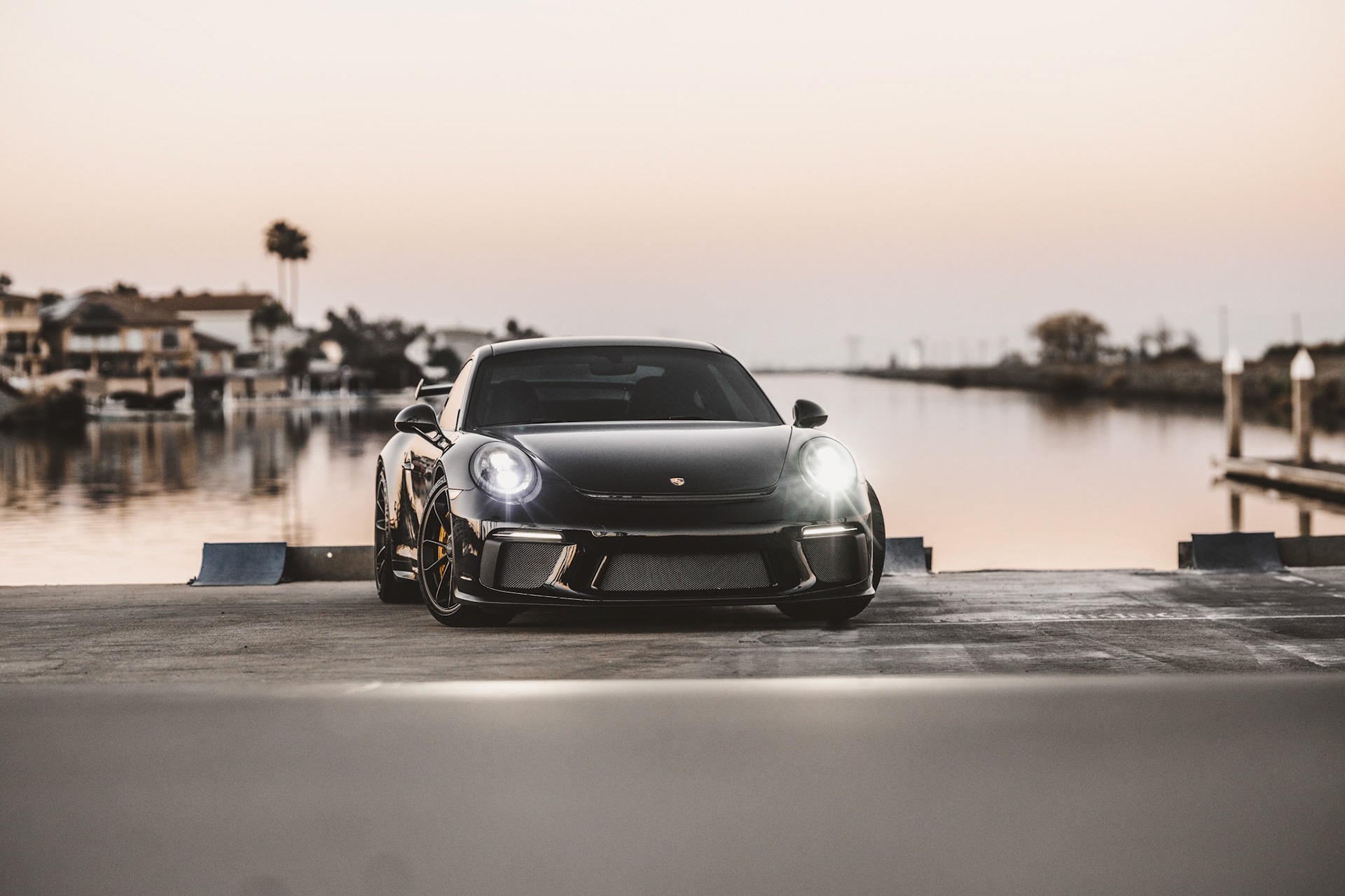 Vehicle front fascia editorial shot